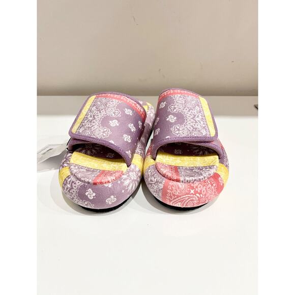 NWT Arizona Love Bandana Print Platform Slide Sandals Multi Women's Size EU 37 - Picture 4 of 7